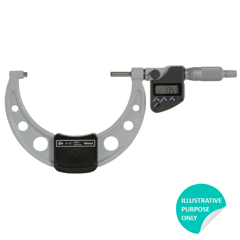 0-1/" DIGIMATIC COOLANT PROOF MIC WITH RATCHET IP65 MITUTOYO 293-340-30